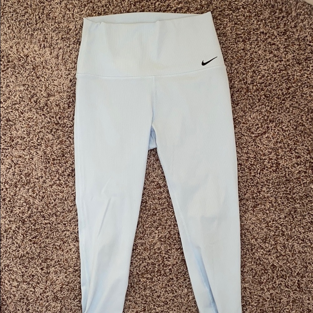 BABY BLUE NIKE LEGGINGS